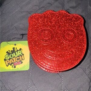 Loungefly Red Glitter Sour Patch Kids Pouch NWT